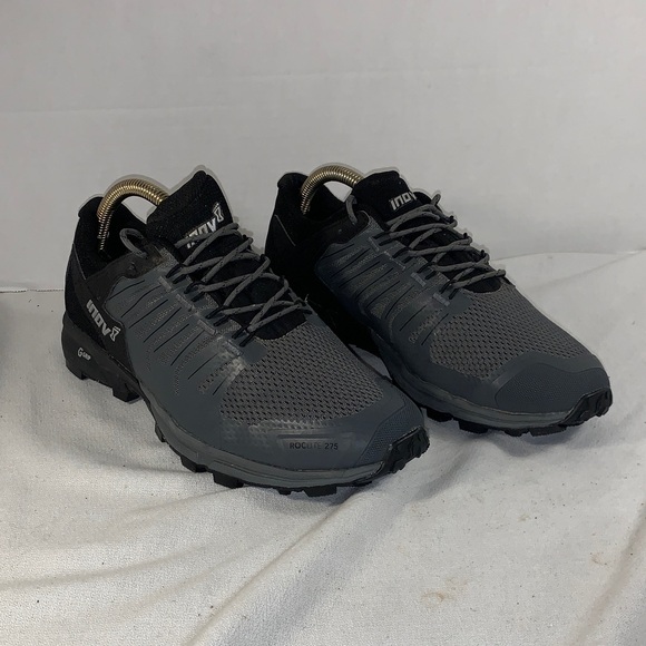 Inov-8 Men\'s Roclite G 275 Black and Gray Trail running Shoes